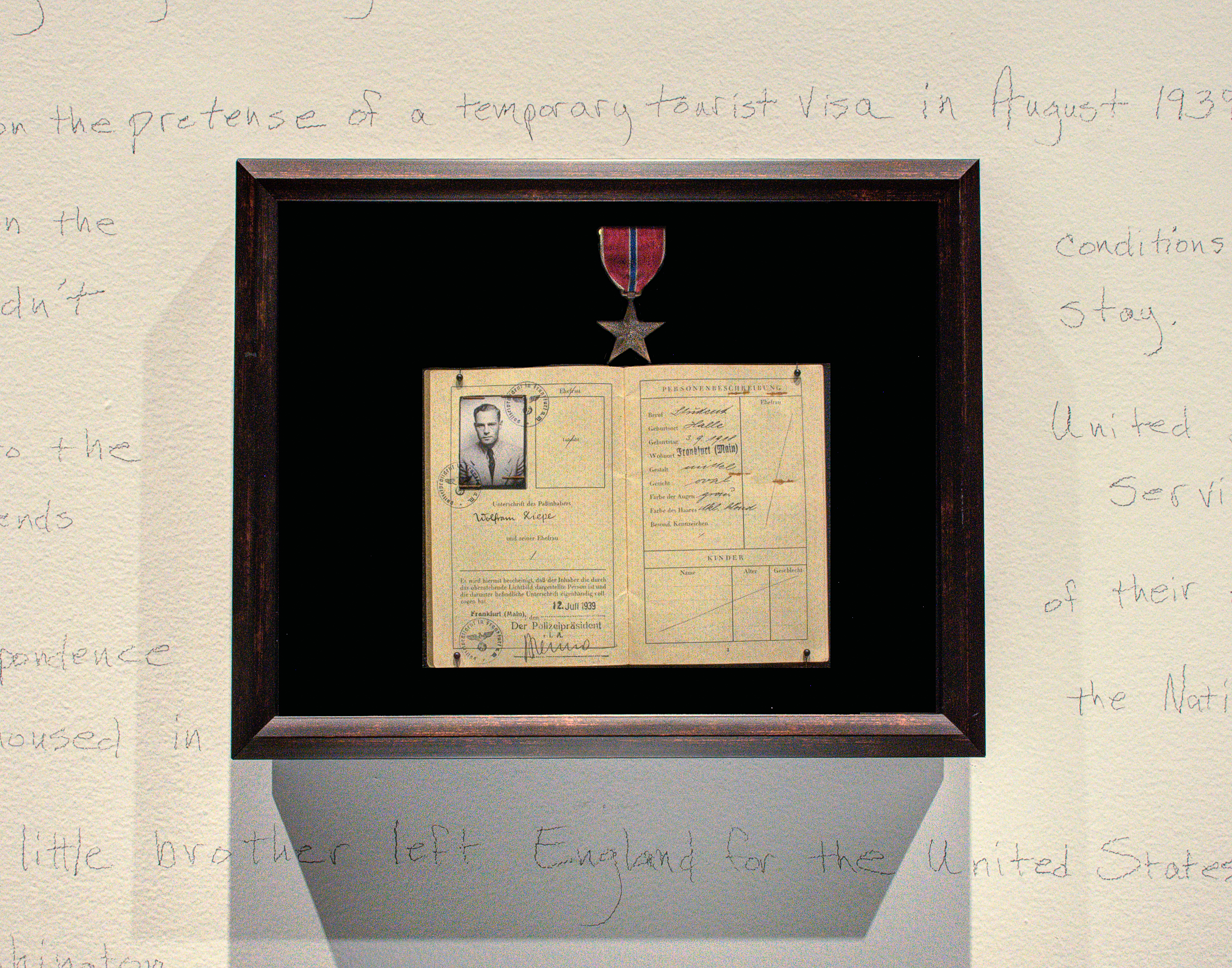 Borders passport Bronze Star detail